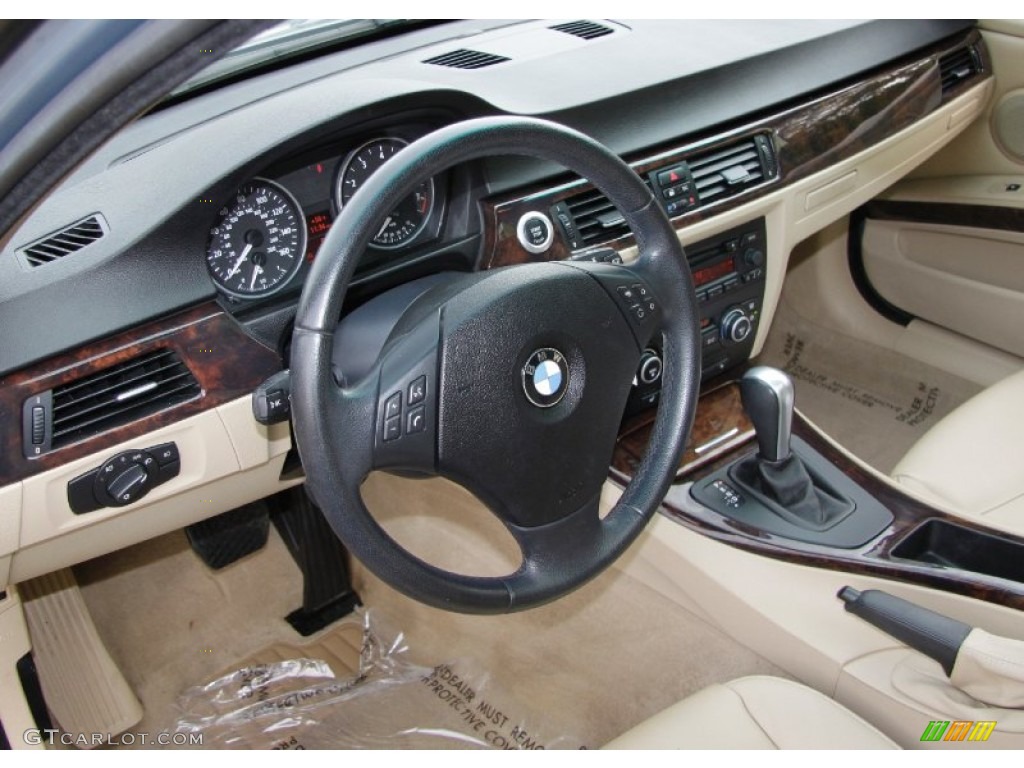 2007 3 Series 328xi Wagon - Arctic Metallic / Cream Beige photo #8