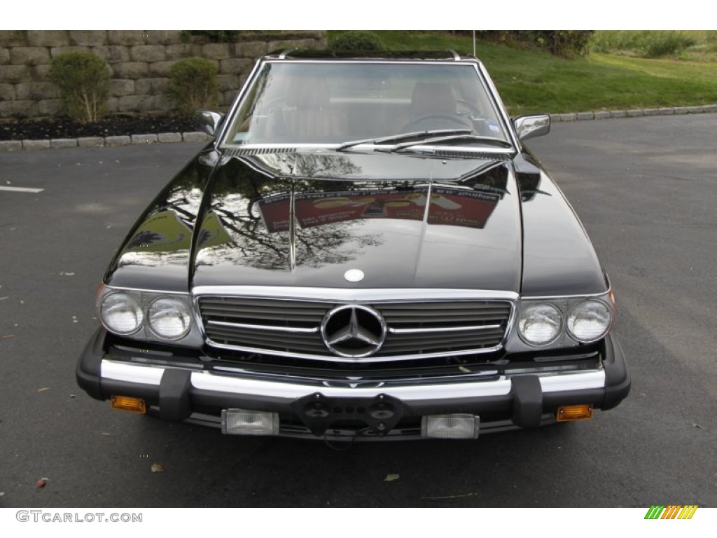 Black 1986 Mercedes-Benz SL Class 560 SL Roadster Exterior Photo #56092682