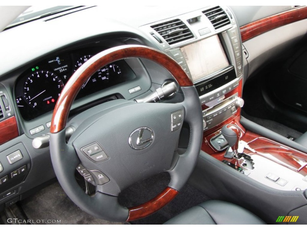 2011 Lexus LS 460 AWD Black Dashboard Photo #56092949