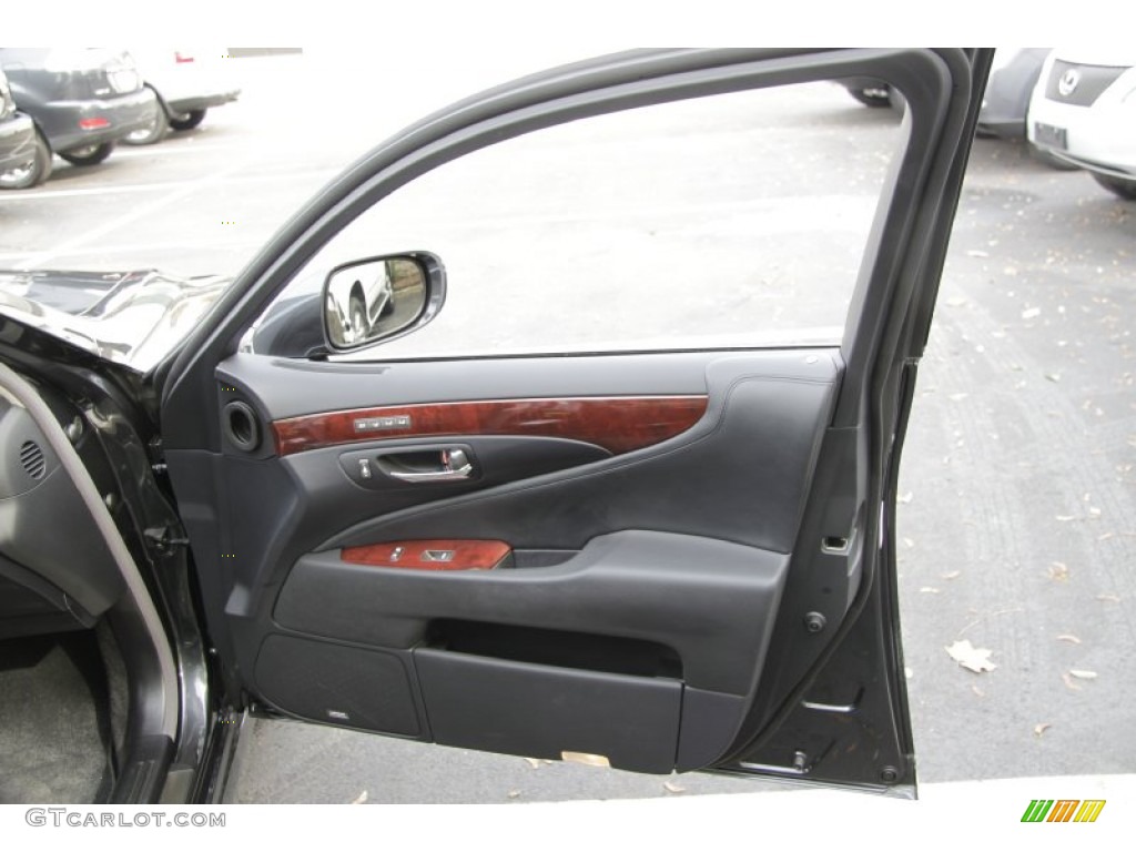2011 Lexus LS 460 AWD Black Door Panel Photo #56093051