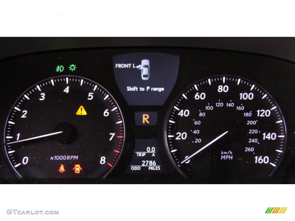 2011 Lexus LS 460 AWD Gauges Photo #56093090