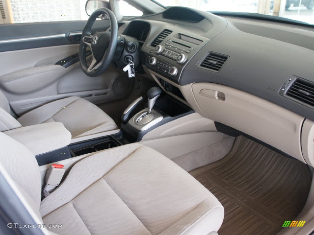 Beige Interior 2011 Honda Civic EX Sedan Photo #56093342