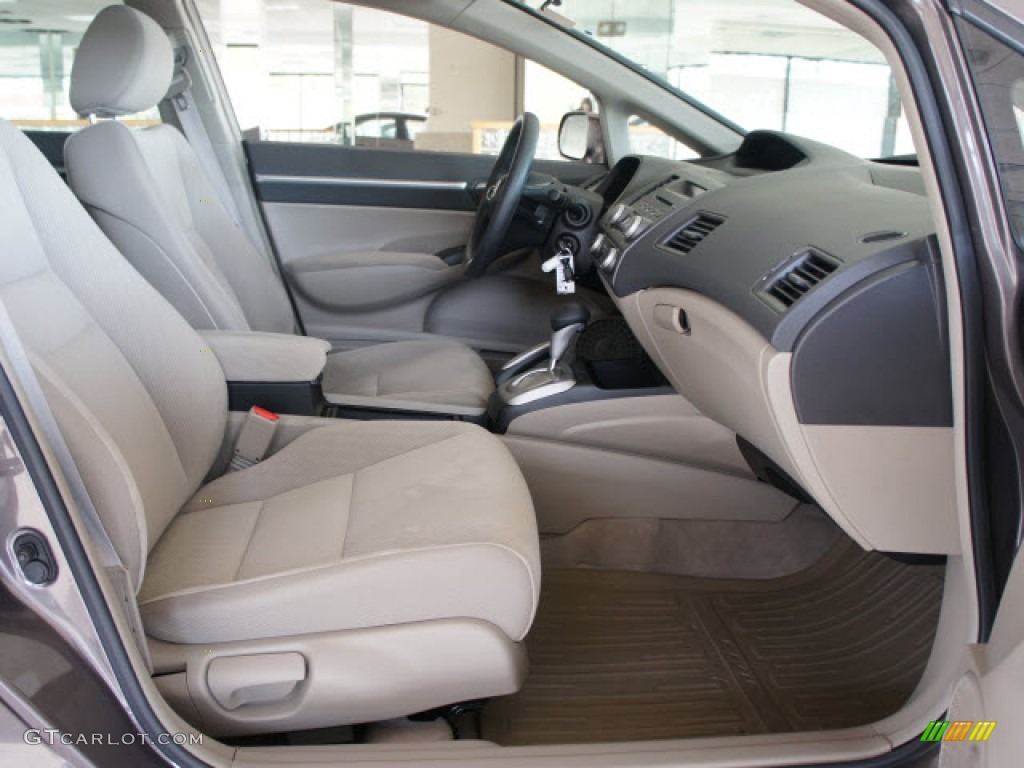 Beige Interior 2011 Honda Civic EX Sedan Photo #56093351