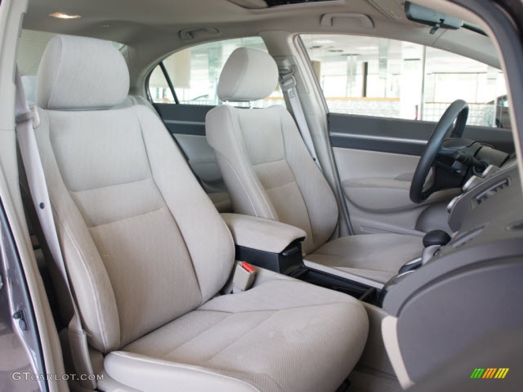 Beige Interior 2011 Honda Civic EX Sedan Photo #56093360