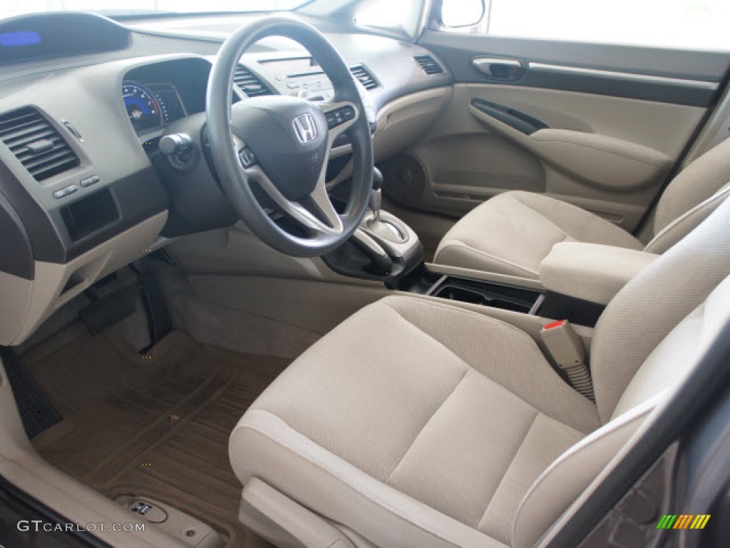Beige Interior 2011 Honda Civic EX Sedan Photo #56093387