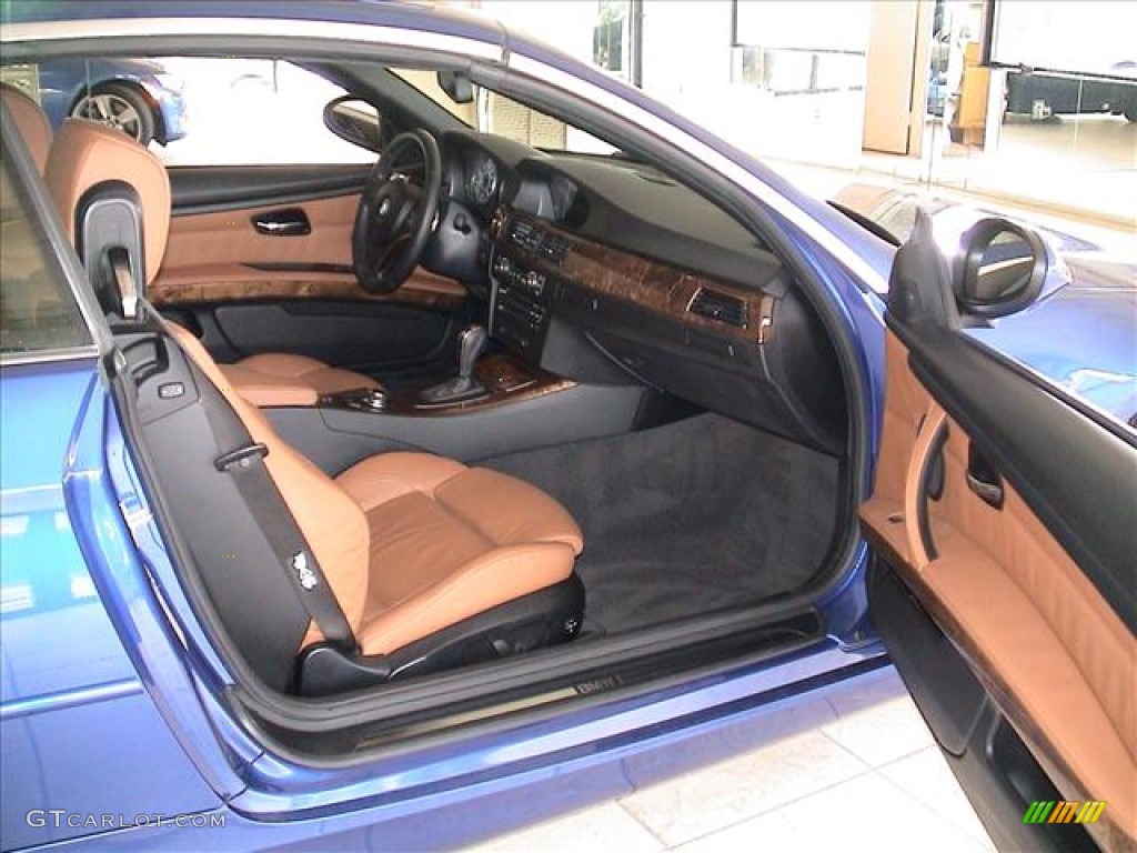 2007 3 Series 335i Convertible - Montego Blue Metallic / Saddle Brown/Black photo #25