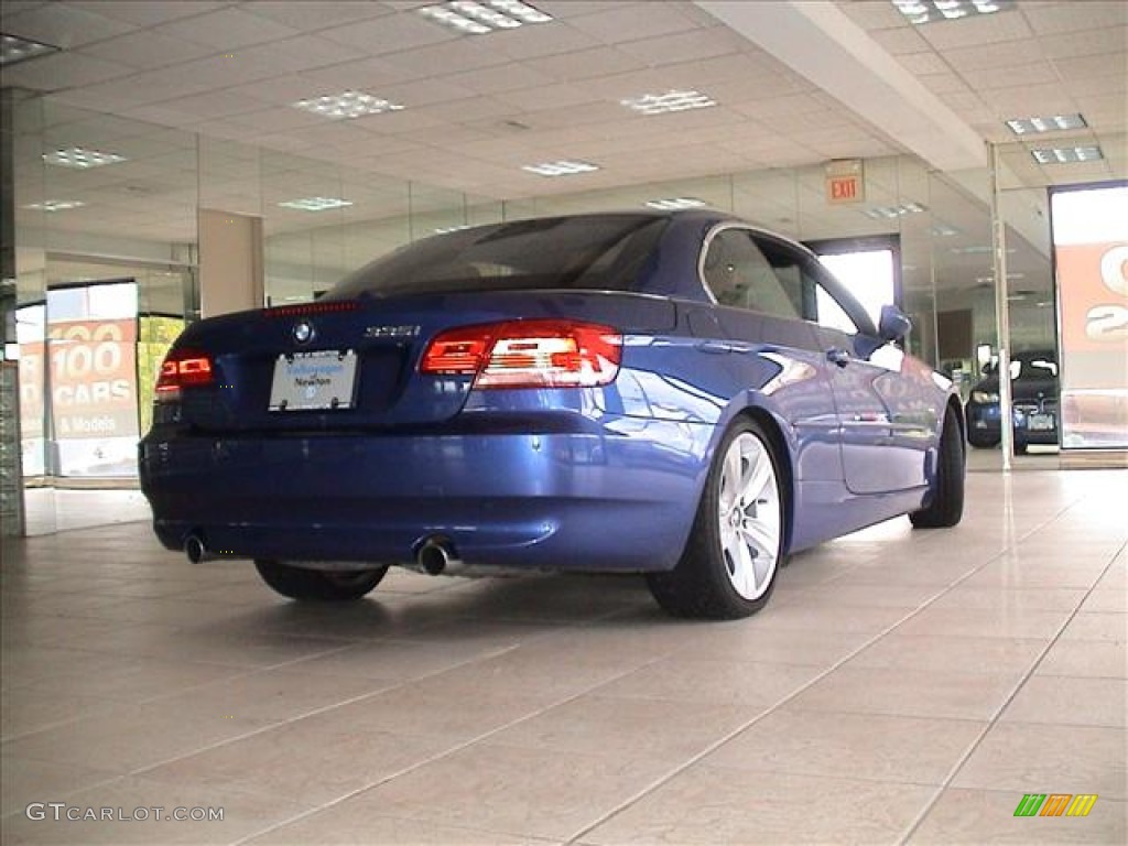 2007 3 Series 335i Convertible - Montego Blue Metallic / Saddle Brown/Black photo #37