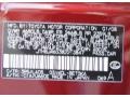 3R5: Royal Ruby Red Metallic 2008 Lexus ES 350 Color Code