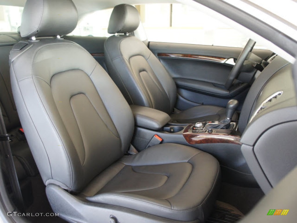 Black Interior 2009 Audi A5 3.2 quattro Coupe Photo #56095346