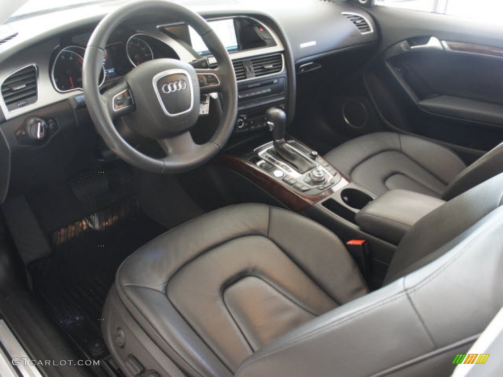 2009 Audi A5 3.2 quattro Coupe Black Dashboard Photo #56095364