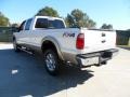 2012 White Platinum Metallic Tri-Coat Ford F350 Super Duty Lariat Crew Cab 4x4  photo #5