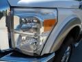 2012 White Platinum Metallic Tri-Coat Ford F350 Super Duty Lariat Crew Cab 4x4  photo #9
