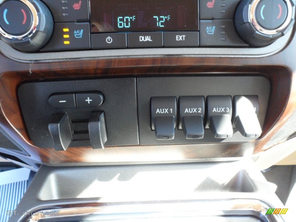 2012 Ford F350 Super Duty Lariat Crew Cab 4x4 Controls Photo #56095736