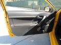 2012 Scion tC RS Black/Yellow Interior Door Panel Photo
