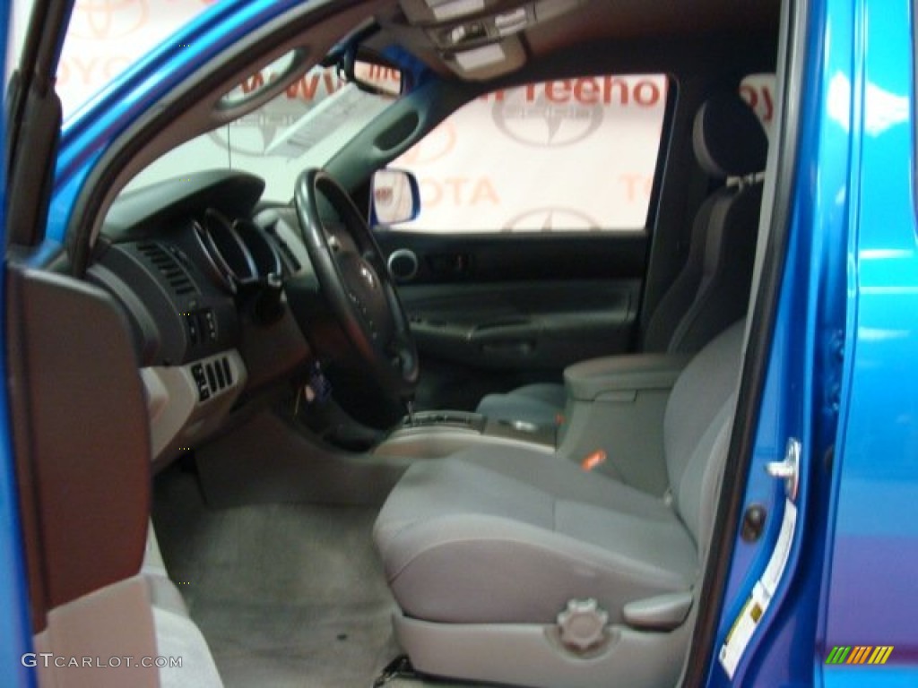 2008 Tacoma V6 TRD Sport Double Cab 4x4 - Speedway Blue / Graphite Gray photo #12