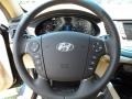 2011 Hyundai Genesis Cashmere Interior Steering Wheel Photo