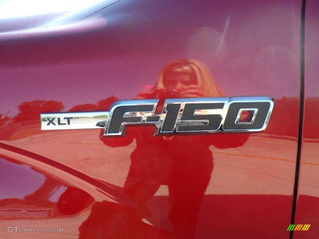 2011 F150 XLT SuperCrew 4x4 - Red Candy Metallic / Steel Gray photo #13