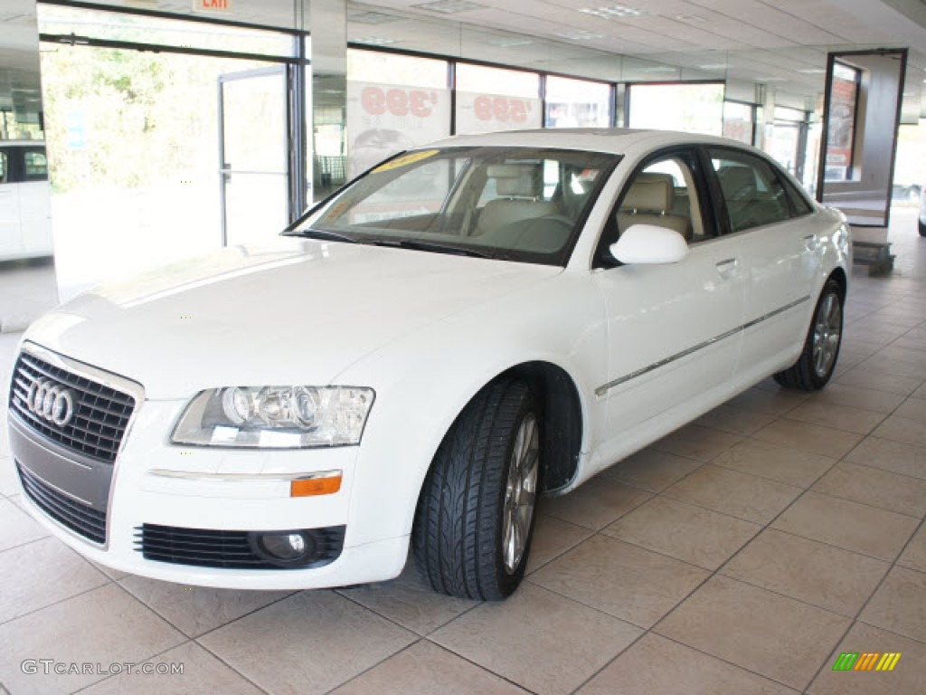 Ibis White 2007 Audi A8 L 4.2 quattro Exterior Photo #56097593