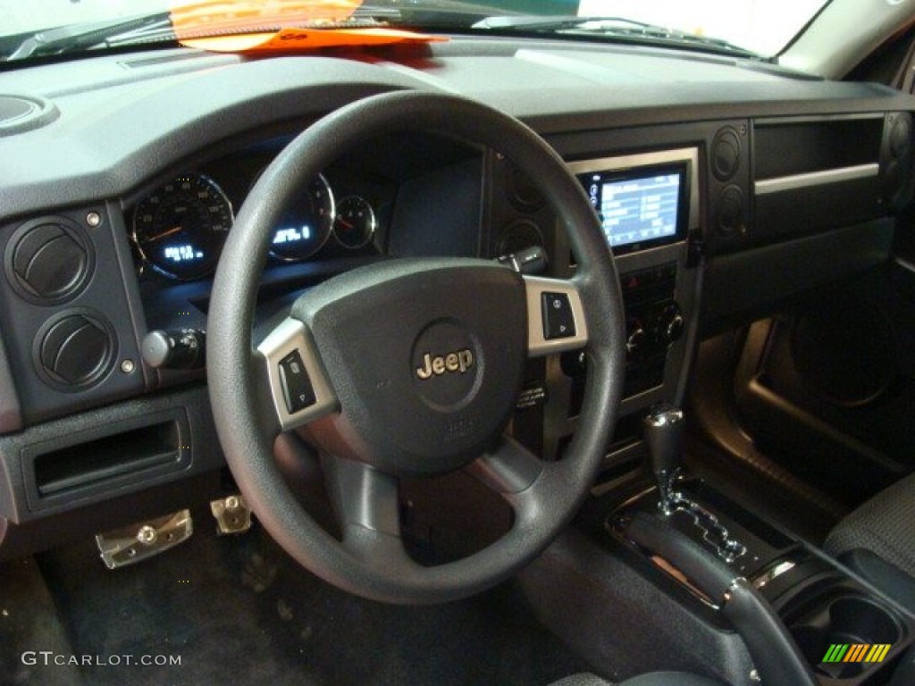 2009 Jeep Commander Sport 4x4 Dark Slate Gray Dashboard Photo #56097686