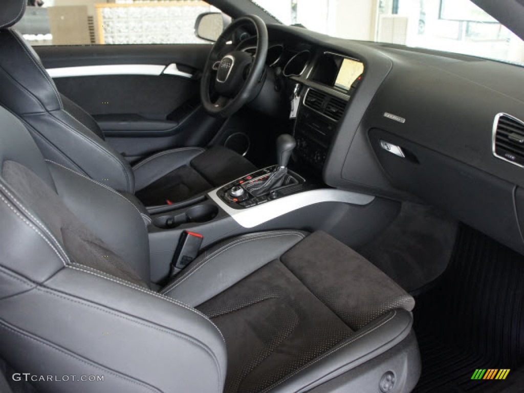 Black Interior 2010 Audi A5 3.2 quattro Coupe Photo #56098475