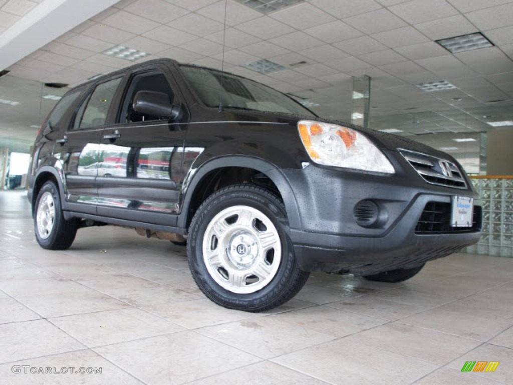 2006 CR-V LX 4WD - Nighthawk Black Pearl / Black photo #4