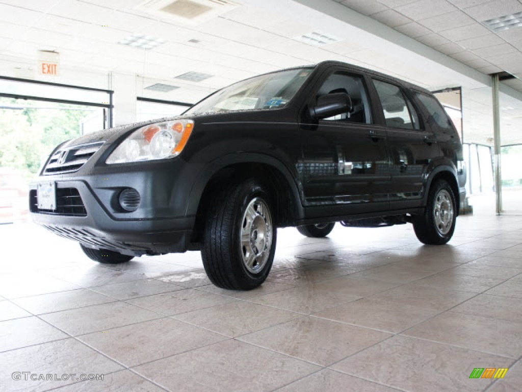 2006 CR-V LX 4WD - Nighthawk Black Pearl / Black photo #12