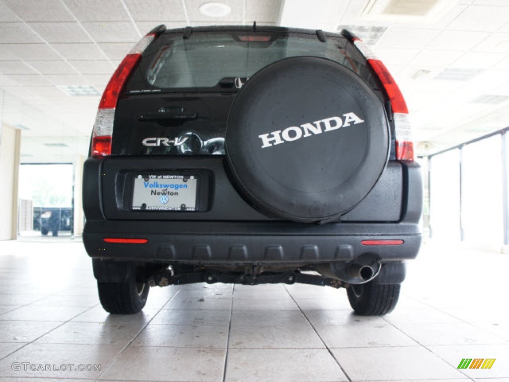 2006 CR-V LX 4WD - Nighthawk Black Pearl / Black photo #15