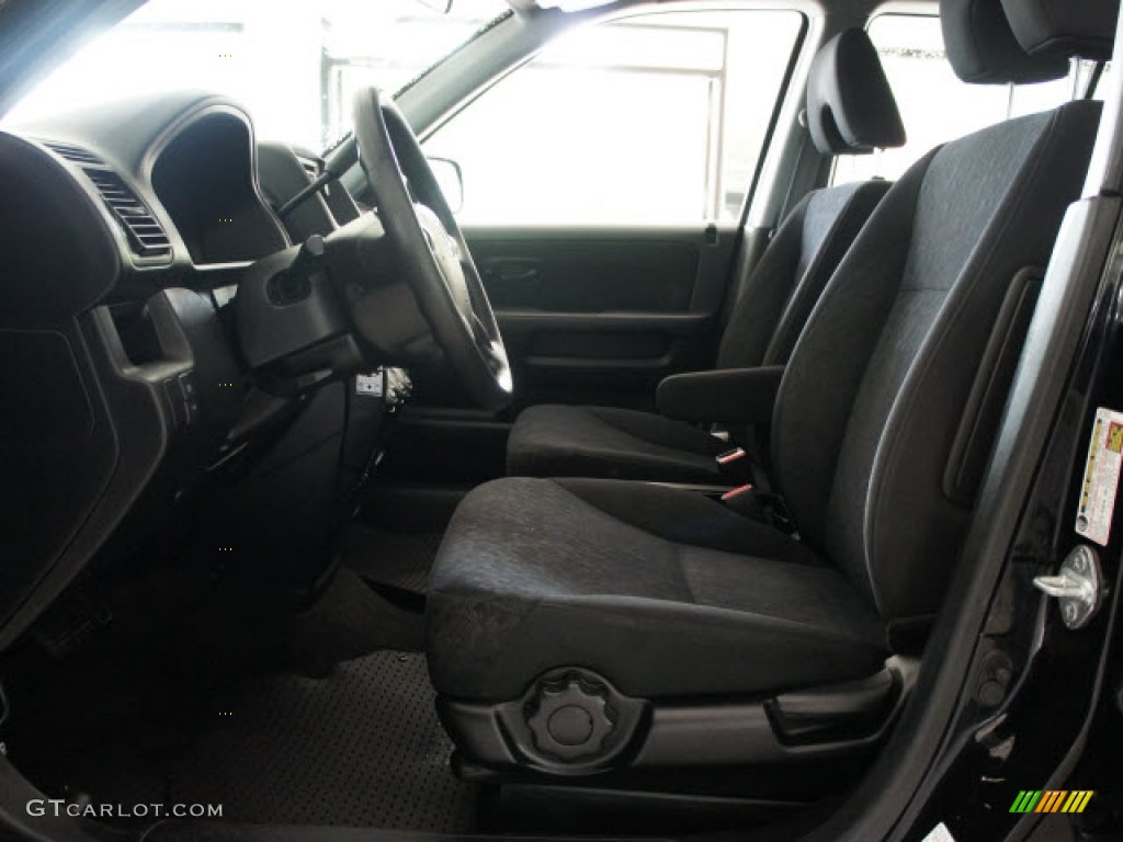 2006 CR-V LX 4WD - Nighthawk Black Pearl / Black photo #20