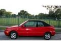 2001 Tornado Red Volkswagen Cabrio GLX  photo #2