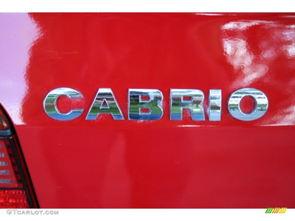 2001 Cabrio GLX - Tornado Red / Beige photo #30