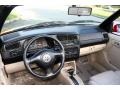 Beige 2001 Volkswagen Cabrio GLX Dashboard