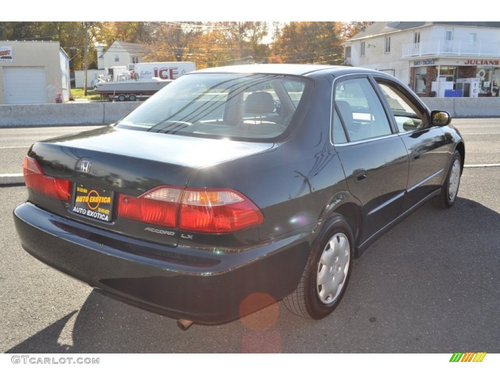 1998 Accord LX Sedan - Dark Emerald Pearl / Ivory photo #3