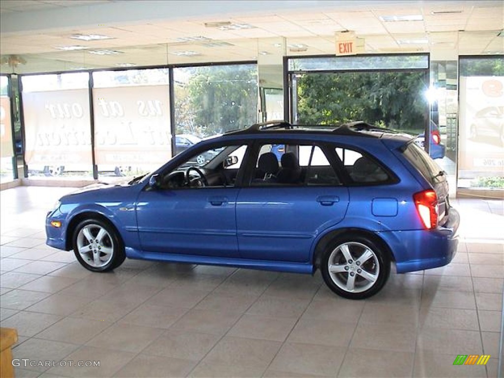 Laser Blue Mica 2003 Mazda Protege 5 Wagon Exterior Photo #56101814