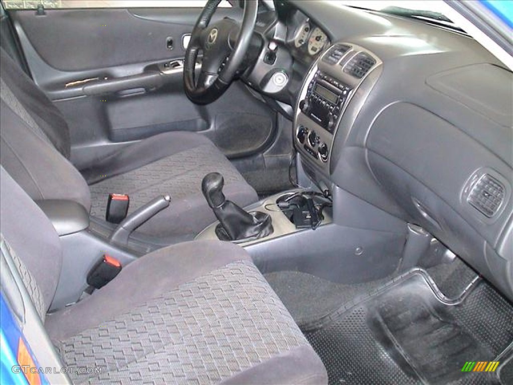 Off Black Interior 2003 Mazda Protege 5 Wagon Photo #56101867
