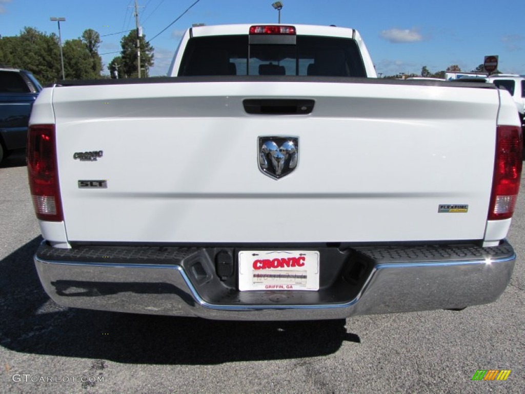 2011 Ram 1500 SLT Quad Cab - Bright White / Dark Slate Gray photo #6