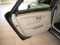 2009 Audi A8 Linen Beige Valcona Leather Interior Door Panel Photo