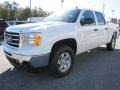 2012 Summit White GMC Sierra 1500 SLE Crew Cab 4x4  photo #3