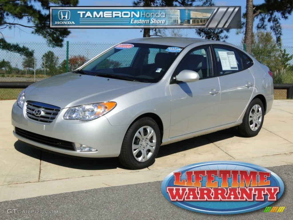 Liquid Silver Hyundai Elantra