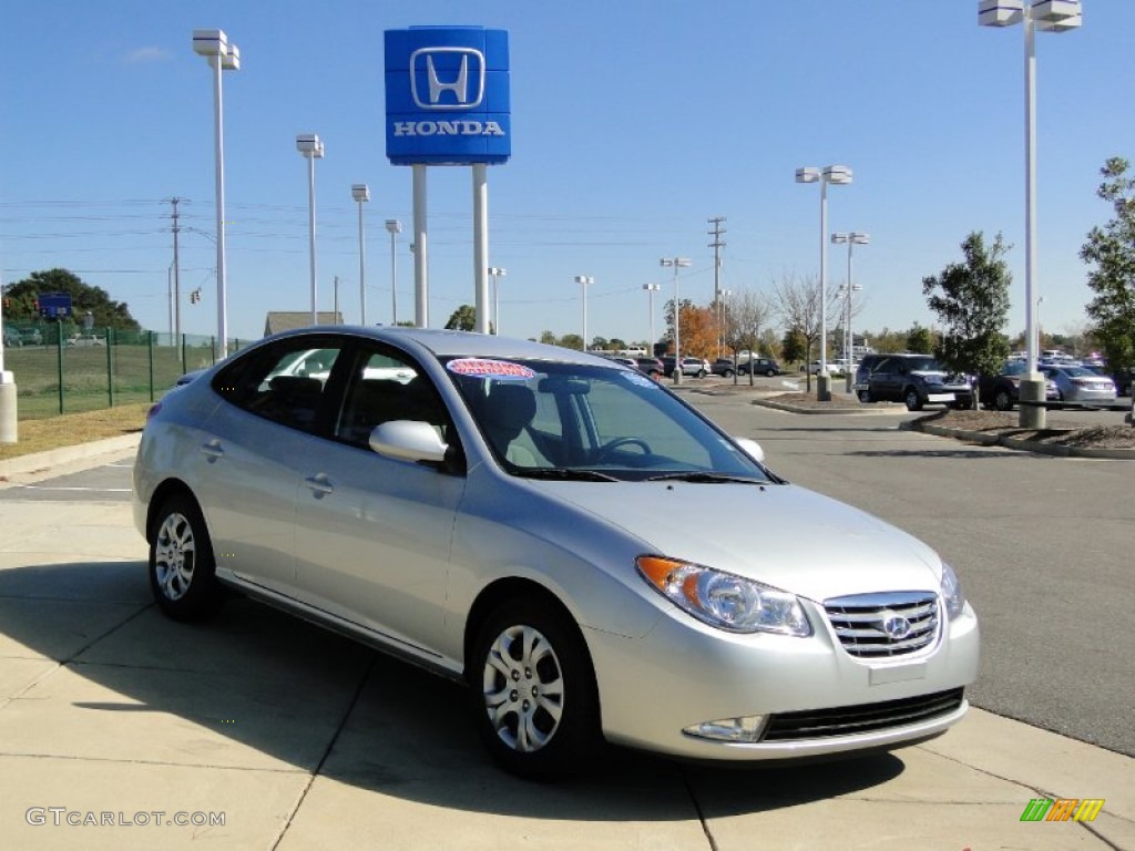 2010 Elantra GLS - Liquid Silver / Gray photo #2