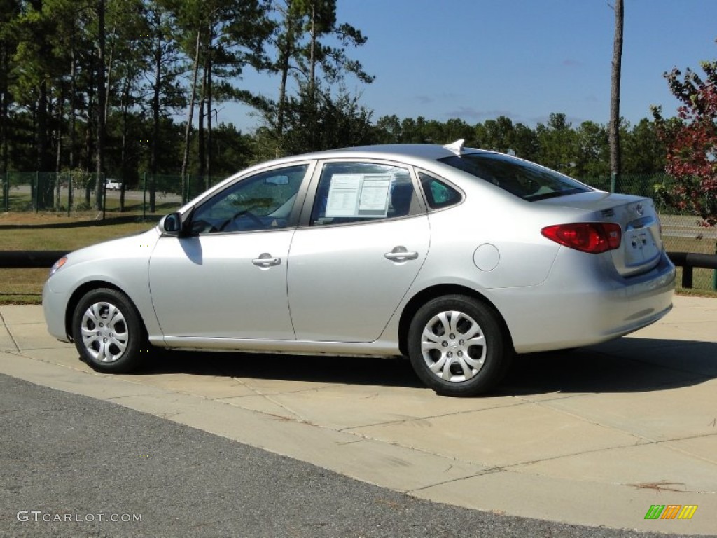 2010 Elantra GLS - Liquid Silver / Gray photo #7