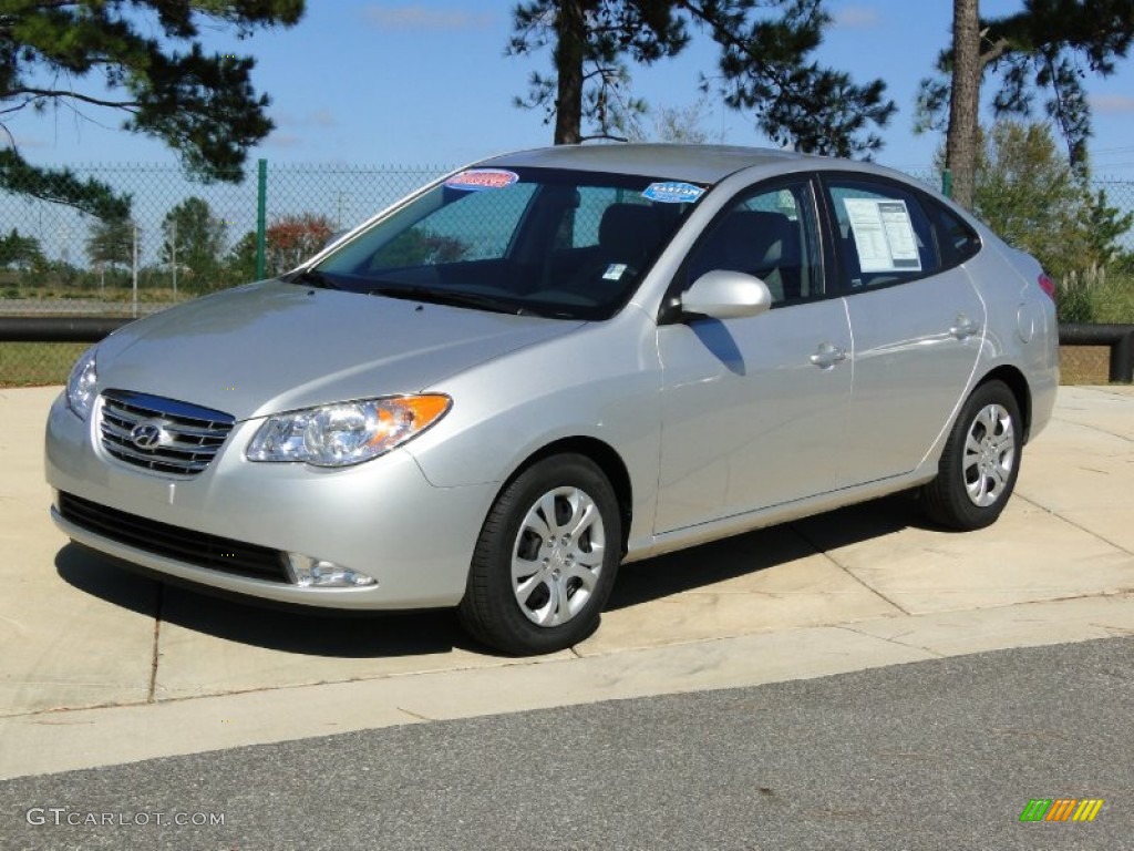 2010 Elantra GLS - Liquid Silver / Gray photo #10