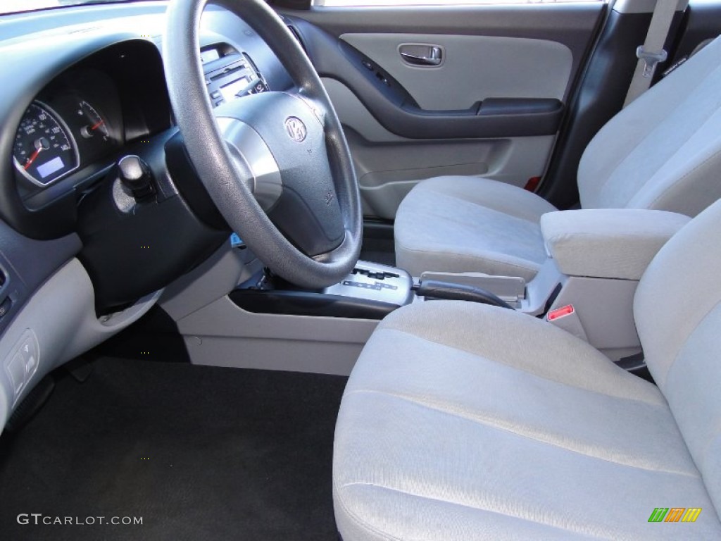 2010 Elantra GLS - Liquid Silver / Gray photo #12