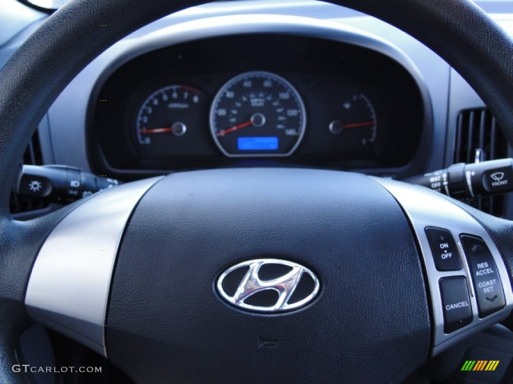 2010 Elantra GLS - Liquid Silver / Gray photo #16