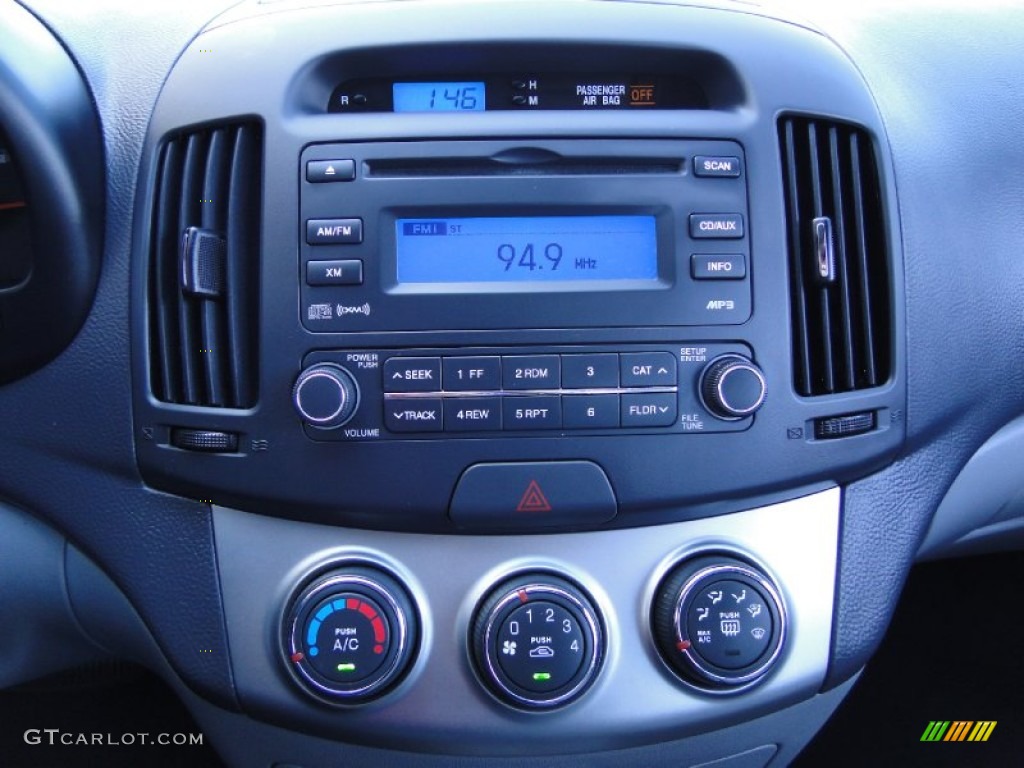2010 Elantra GLS - Liquid Silver / Gray photo #20