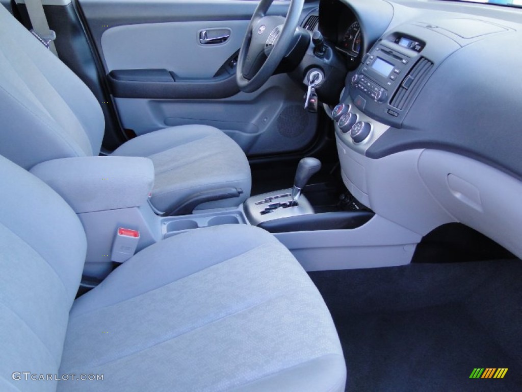 2010 Elantra GLS - Liquid Silver / Gray photo #22