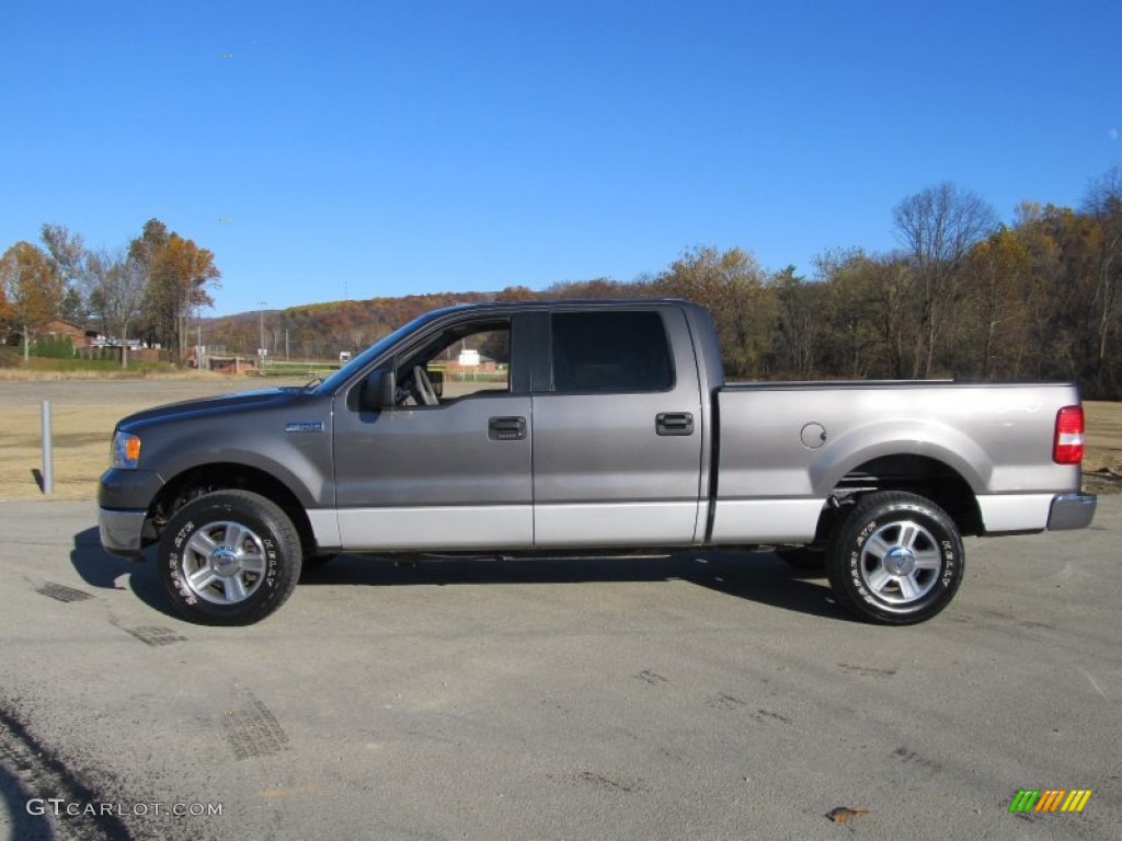 2006 F150 XLT SuperCrew 4x4 - Dark Shadow Grey Metallic / Medium/Dark Flint photo #2