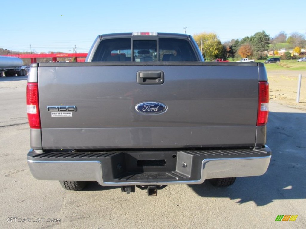 2006 F150 XLT SuperCrew 4x4 - Dark Shadow Grey Metallic / Medium/Dark Flint photo #3