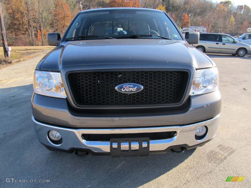 2006 F150 XLT SuperCrew 4x4 - Dark Shadow Grey Metallic / Medium/Dark Flint photo #6