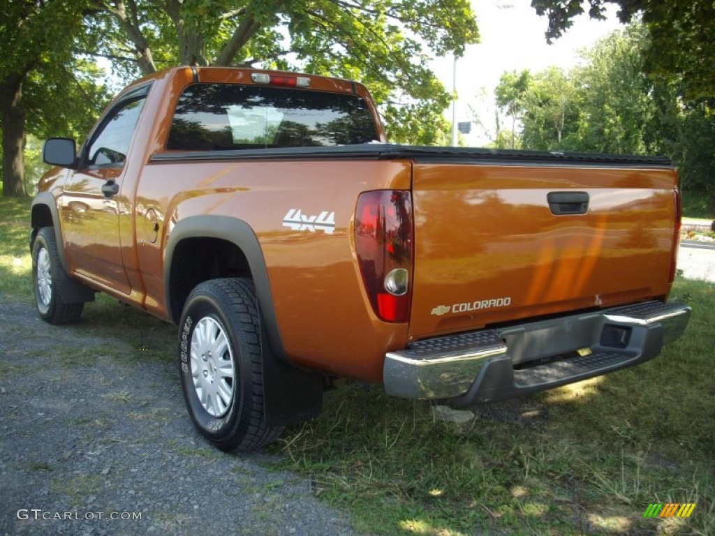 Sunburst Orange Metallic 2006 Chevrolet Colorado Regular Cab 4x4 Exterior Photo #56105474