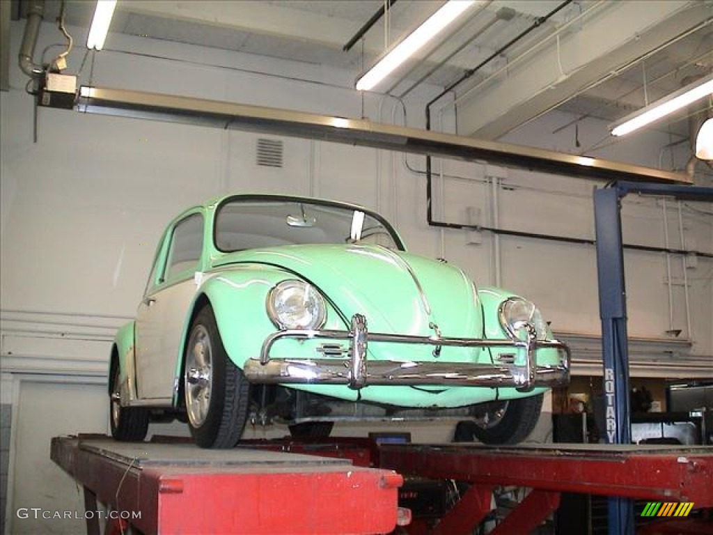 1966 Beetle Custom Coupe - Mint White / White photo #14